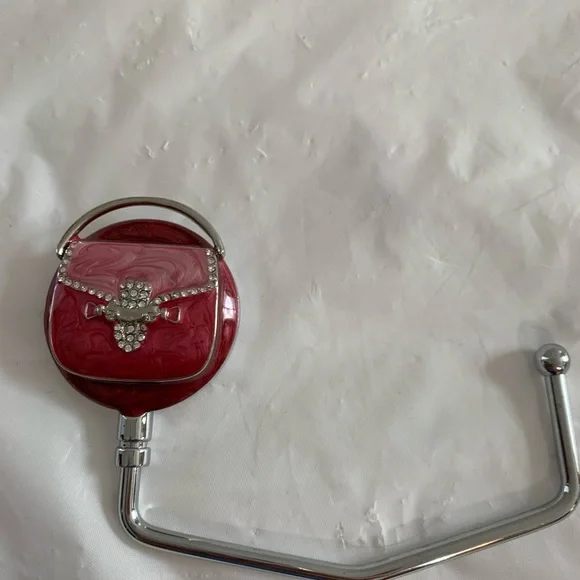 Pink Magnetic Purse Holder - Picture 1 of 7